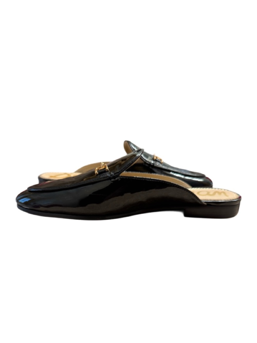 SAM EDELMAN LINNIE MULES WITH GOLD HORSEBIT - Picture 5 of 6